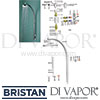 Bristan Prism Shower Pole Fixed Head Spares